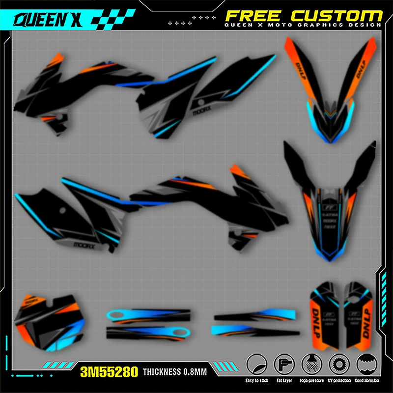 Queen X MOTOR Cusotm Team Motorcycle Graphics Decal Stickers Kits For KTM SX85 2013 2014 2015 2016 2017 008
Queen X MOTOR Cusotm Team Motorcycle Graphics Decal Stickers Kits For KTM SX85 2013 2014 2015 2016 2017 008