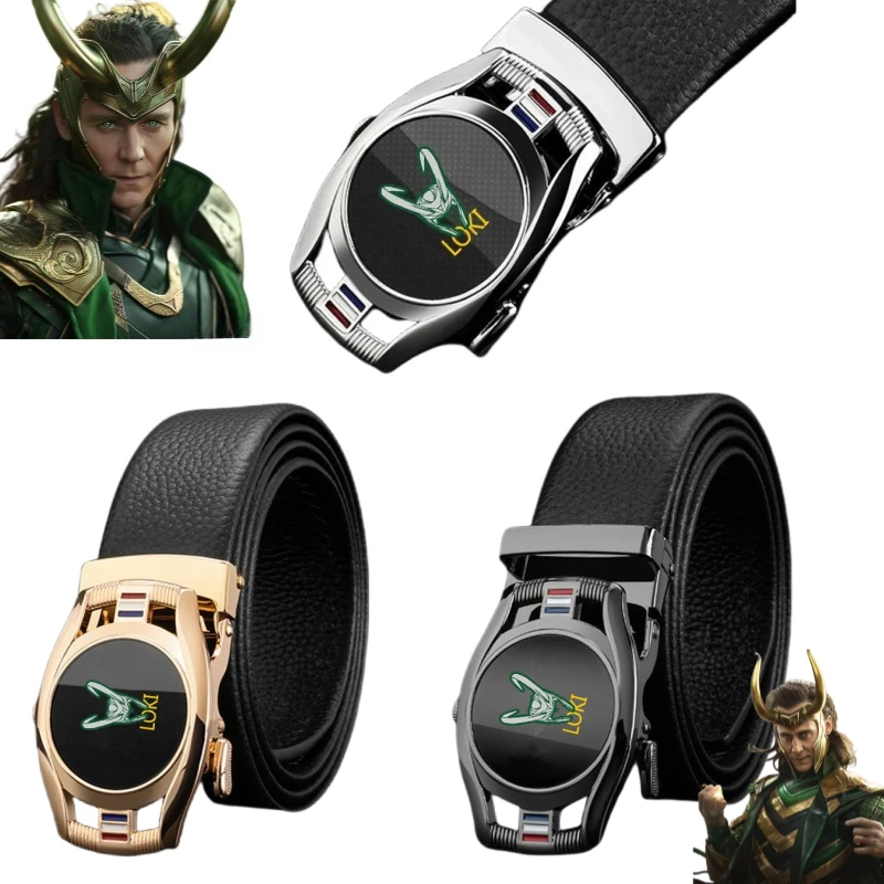 Marvel The Avengers Loki Peripheral Movies Creative Men's Simple Self-Buckle High-Look-Enhancing Belt Accessories Holiday Gifts
Marvel The Avengers Loki Peripheral Movies Creative Men's Simple Self-Buckle High-Look-Enhancing Belt Accessories Holiday Gifts