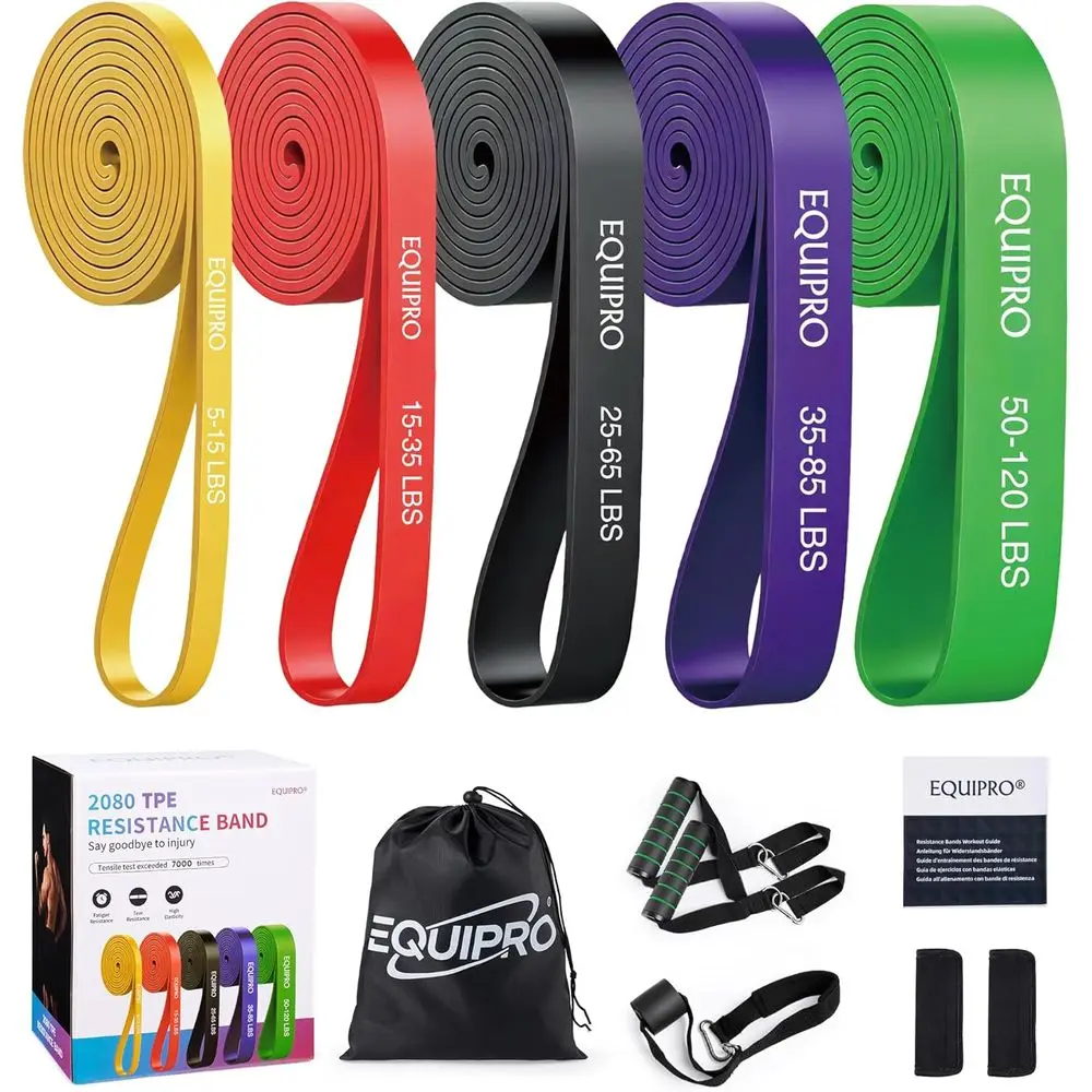 Resistance Bands for Home Workouts - Strength Training with Door Anchor and Handles for Men & Women
Resistance Bands for Home Workouts - Strength Training with Door Anchor and Handles for Men & Women