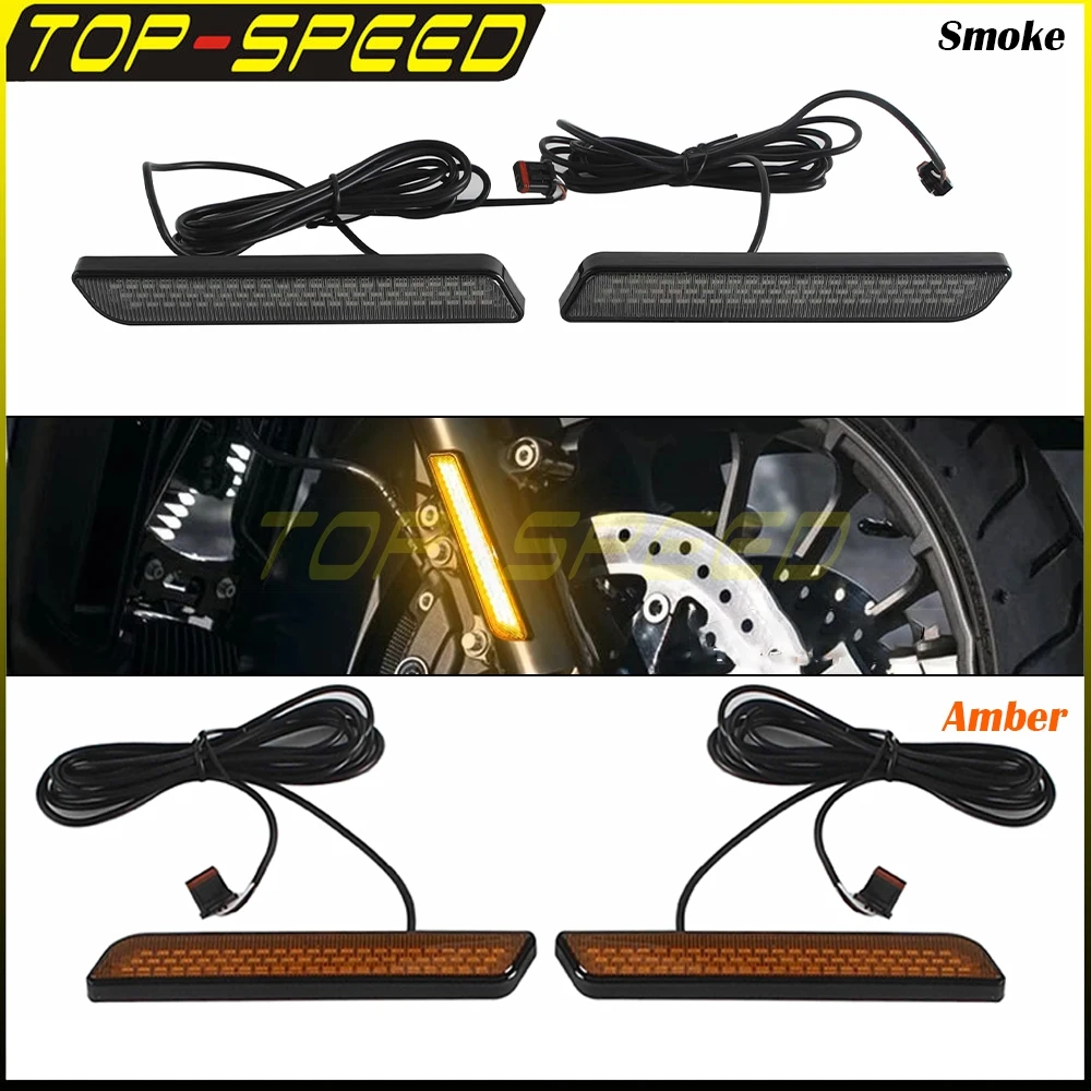 For Harley CVO Road Glide FLTRXSE FLTRXSTSE Street Glide FLHX/I FLHXSE Motorcycle LED Front Fork Turn Signal Light Running Lamp
For Harley CVO Road Glide FLTRXSE FLTRXSTSE Street Glide FLHX/I FLHXSE Motorcycle LED Front Fork Turn Signal Light Running Lamp