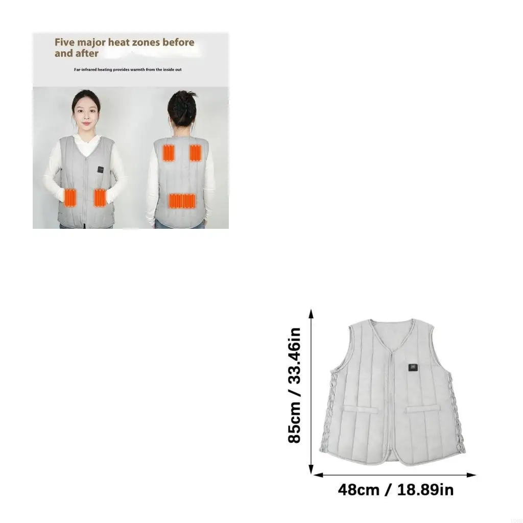 Носимый жилет с электрическим обогревателем, питание от USB, регулируемый контроль температуры, зимнее снаряжение для пеших и
Носимый жилет с электрическим обогревателем, питание от USB, регулируемый контроль температуры, зимнее снаряжение для пеших и