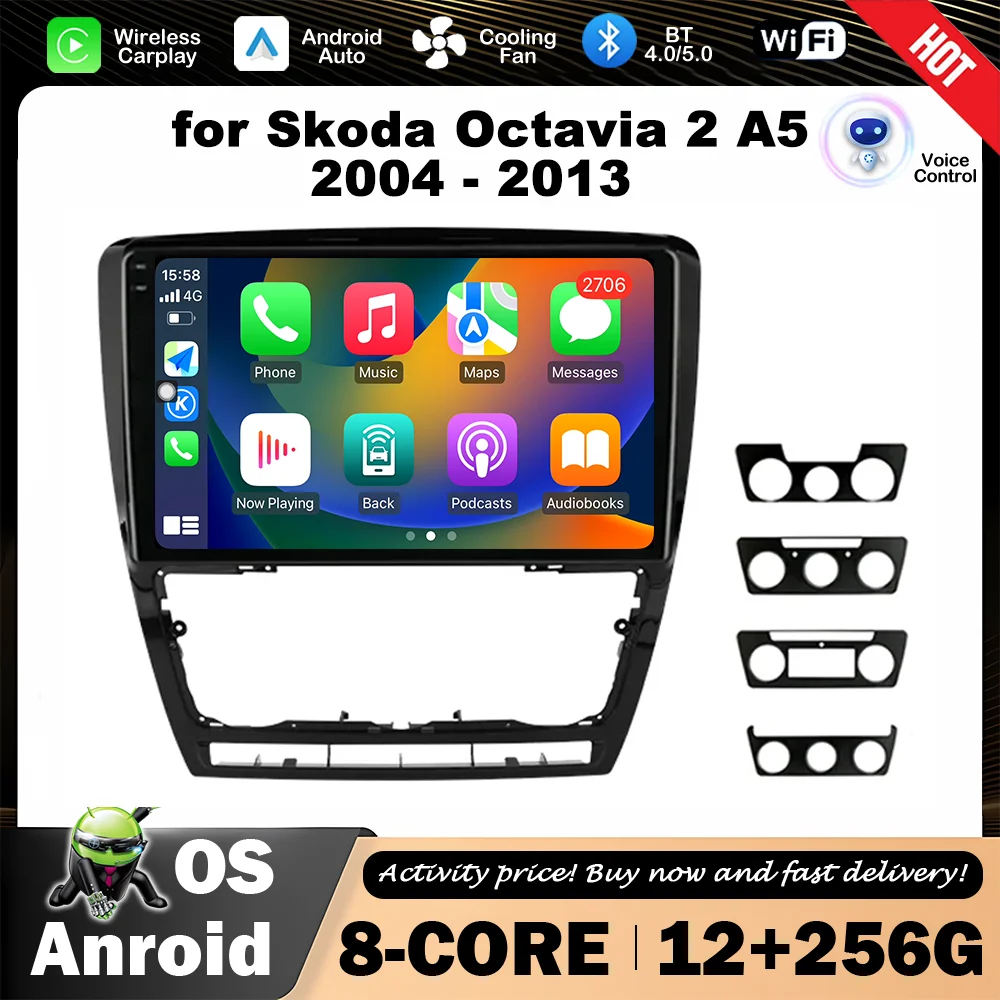 Intelligent System Car Radio Multimedia Player GPS Navigation Bluetooth 10 '' for Skoda Octavia 2 A5 2004 - 2013 DSP Stereo 4G
Intelligent System Car Radio Multimedia Player GPS Navigation Bluetooth 10 '' for Skoda Octavia 2 A5 2004 - 2013 DSP Stereo 4G