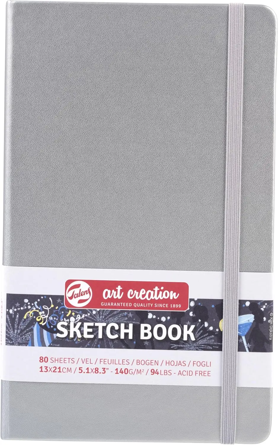 Art Creation Sketchbook 5.1x8.3in 80 Sheets Drawing Notebook with Acid Free Paper Shiny Silver
Art Creation Sketchbook 5.1x8.3in 80 Sheets Drawing Notebook with Acid Free Paper Shiny Silver