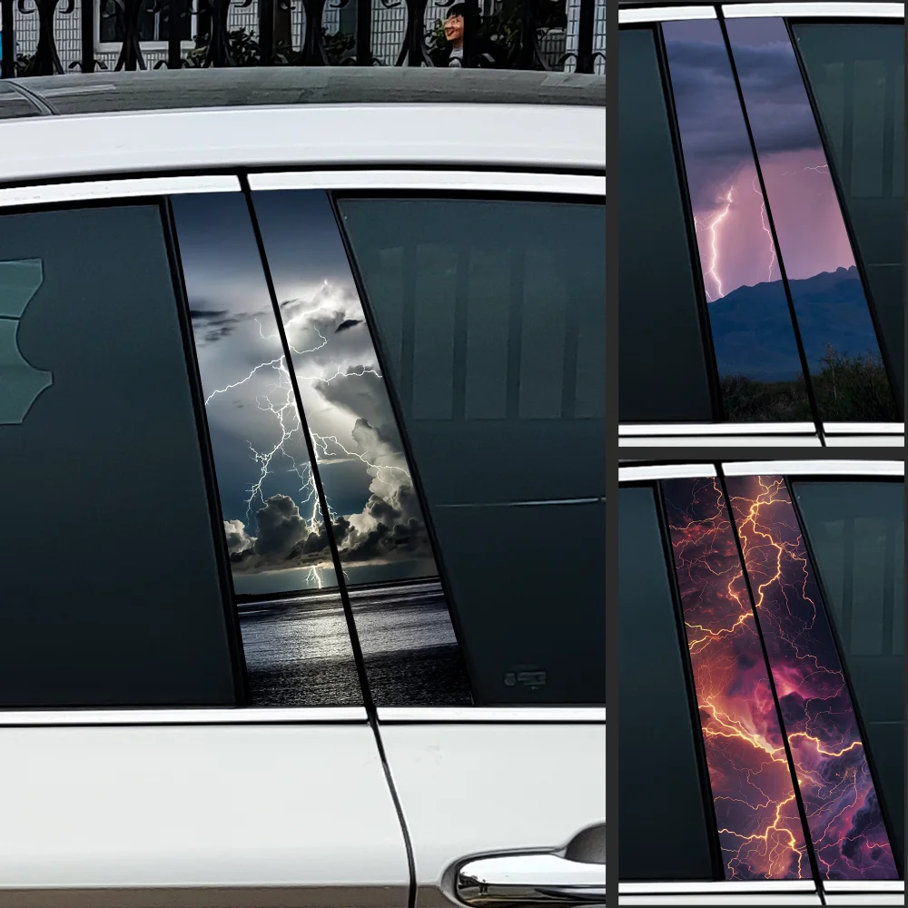 Lightning Car Stickers Funny Auto B Pillar Waterproof Decoration DIY Cover Car Doors Pillar Sunscreen Decals Accessories
Lightning Car Stickers Funny Auto B Pillar Waterproof Decoration DIY Cover Car Doors Pillar Sunscreen Decals Accessories