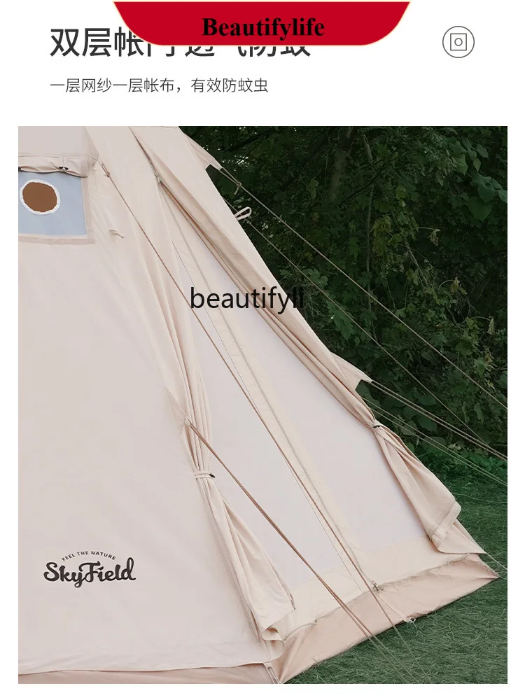 Outdoor Overnight Camping Equipment Tent Light Luxury Camping Cotton Thickened Rain-Proof H
Outdoor Overnight Camping Equipment Tent Light Luxury Camping Cotton Thickened Rain-Proof H