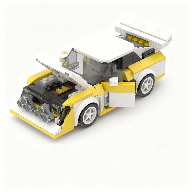 366pcs MOC ULTIMATE Audiee Sport Quattro S1 City Champions Model Building Blocks Construction Toys Christmas Gifts Brick Kids
366pcs MOC ULTIMATE Audiee Sport Quattro S1 City Champions Model Building Blocks Construction Toys Christmas Gifts Brick Kids