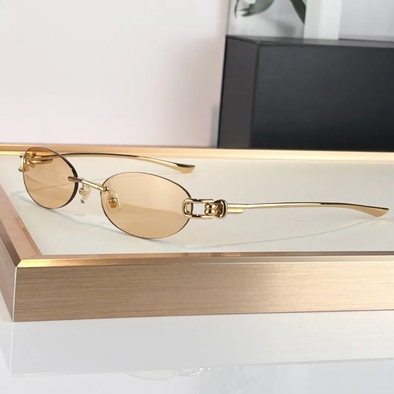 Fashion Oval Frameless Sun Eyewear Women High End Small Round Computer GM Glasses Frame Lightweight Optical Eyeglasses MUSUBI
Fashion Oval Frameless Sun Eyewear Women High End Small Round Computer GM Glasses Frame Lightweight Optical Eyeglasses MUSUBI