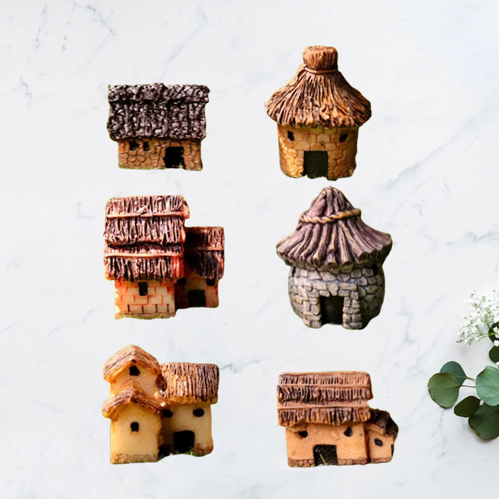 6 Pcs Miniature Decoration Desktop Ornament Micro Landscape Resin Crafts House Vintage
6 Pcs Miniature Decoration Desktop Ornament Micro Landscape Resin Crafts House Vintage