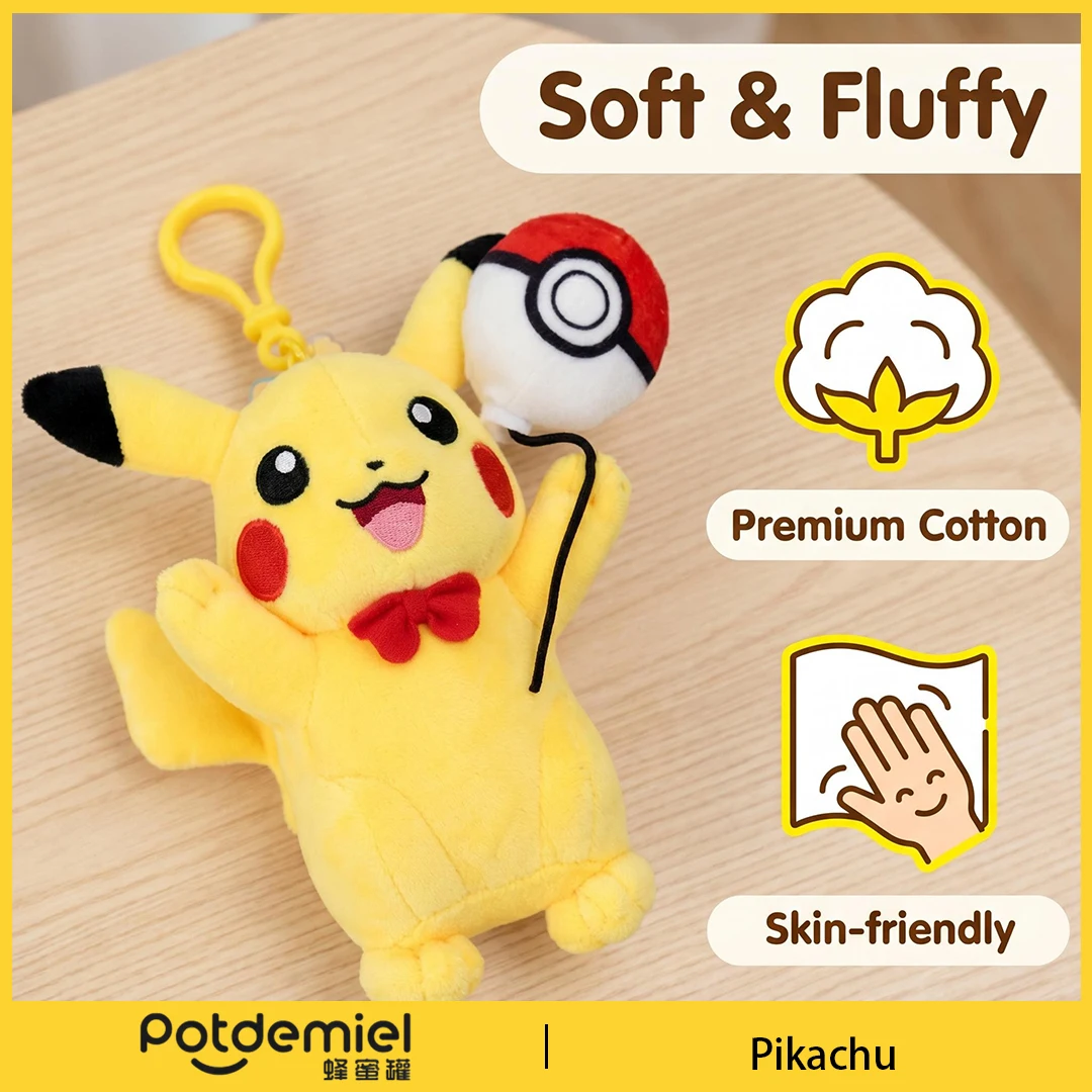 Potdemiel Pokemon Pikachu Plush Keychain Soft Toy Purse Charm Kawaii Backpack Pendant Boys Girls Kids Birthday Gift Collectible
Potdemiel Pokemon Pikachu Plush Keychain Soft Toy Purse Charm Kawaii Backpack Pendant Boys Girls Kids Birthday Gift Collectible
