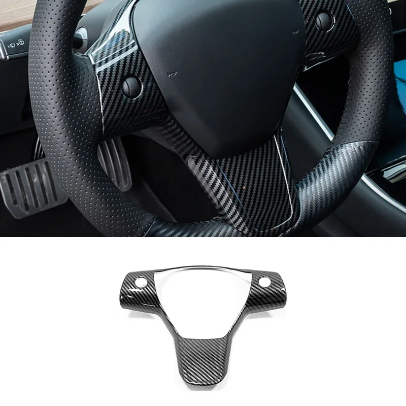 For Tesla Model 3 2019-2020 Steering Wheel Carbon Fiber Pattern Decorative Frame
For Tesla Model 3 2019-2020 Steering Wheel Carbon Fiber Pattern Decorative Frame