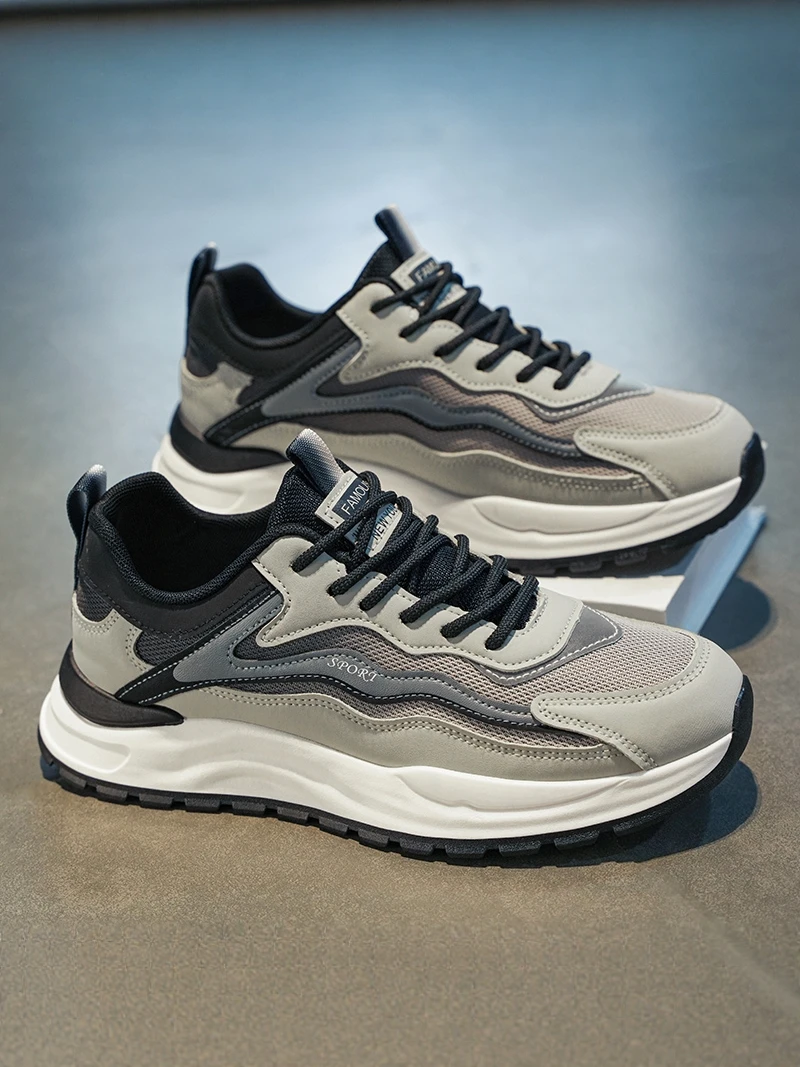 Asad Men's Shoes Summer Anti-Slip Casual Sports Running Trend Shoes Youth Versatile Trendy Thick Bottom Heightening Dad Shoes
Asad Men's Shoes Summer Anti-Slip Casual Sports Running Trend Shoes Youth Versatile Trendy Thick Bottom Heightening Dad Shoes