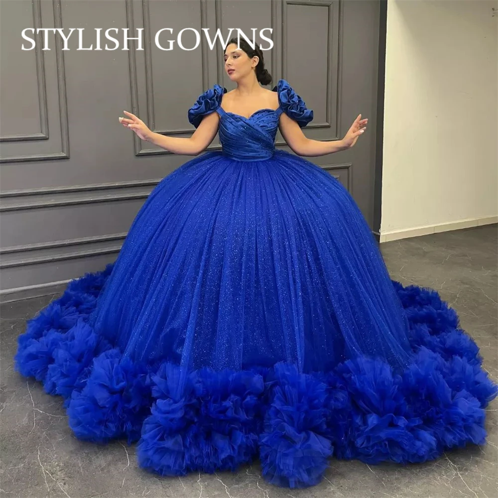 Mexico Royal Blue Bead Quinceanera Dresses Ball Gown Pleats Sweetheart 2025 Birthday Luxury Dress Ruffles Princess Gown Sweet 16
Mexico Royal Blue Bead Quinceanera Dresses Ball Gown Pleats Sweetheart 2025 Birthday Luxury Dress Ruffles Princess Gown Sweet 16