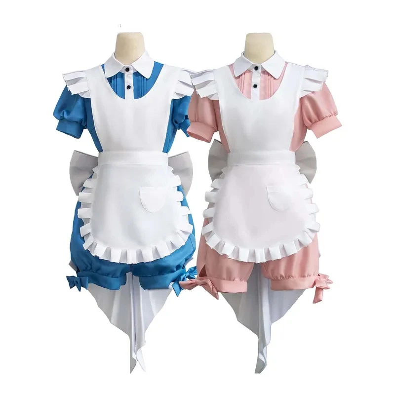 Women Kuroshitsuji Alice Ciel Cosplay Pink Blue Maid Apron Dress Costume fg8'.
Women Kuroshitsuji Alice Ciel Cosplay Pink Blue Maid Apron Dress Costume fg8'.