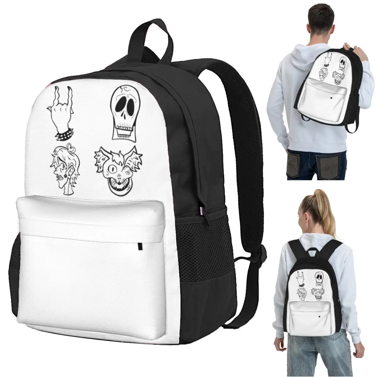 FLASH TATTOOS Backpack Student BookBag Kids School Bag Computer Shoulder Bags for Men Women
FLASH TATTOOS Backpack Student BookBag Kids School Bag Computer Shoulder Bags for Men Women
