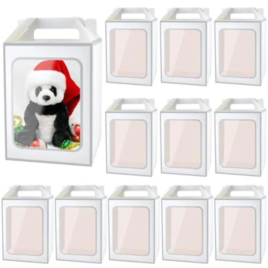 12 Pcs Clear Gift Bags with Transparent Window Gift Boxes Candy Boxes Tote Paper Bags Flower Boxes Bouquet Bags for Bridal Show
12 Pcs Clear Gift Bags with Transparent Window Gift Boxes Candy Boxes Tote Paper Bags Flower Boxes Bouquet Bags for Bridal Show