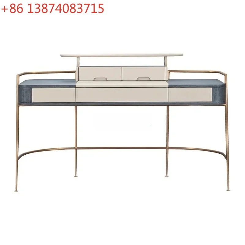 Italian minimalist light luxury study desk combination, modern industrial style dressing table
Italian minimalist light luxury study desk combination, modern industrial style dressing table