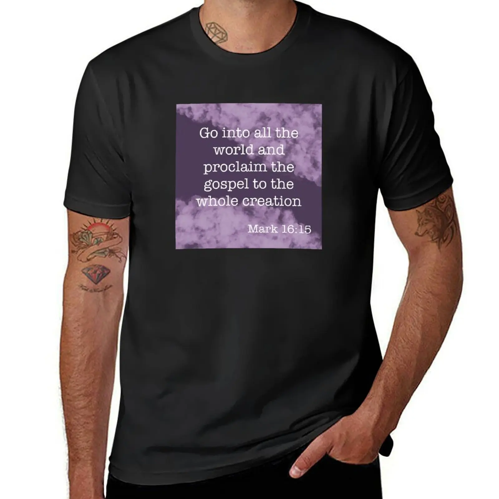 Mark 16:15 Bible Verse T-Shirt plus size tops tees boys animal print plain t shirts men
Mark 16:15 Bible Verse T-Shirt plus size tops tees boys animal print plain t shirts men