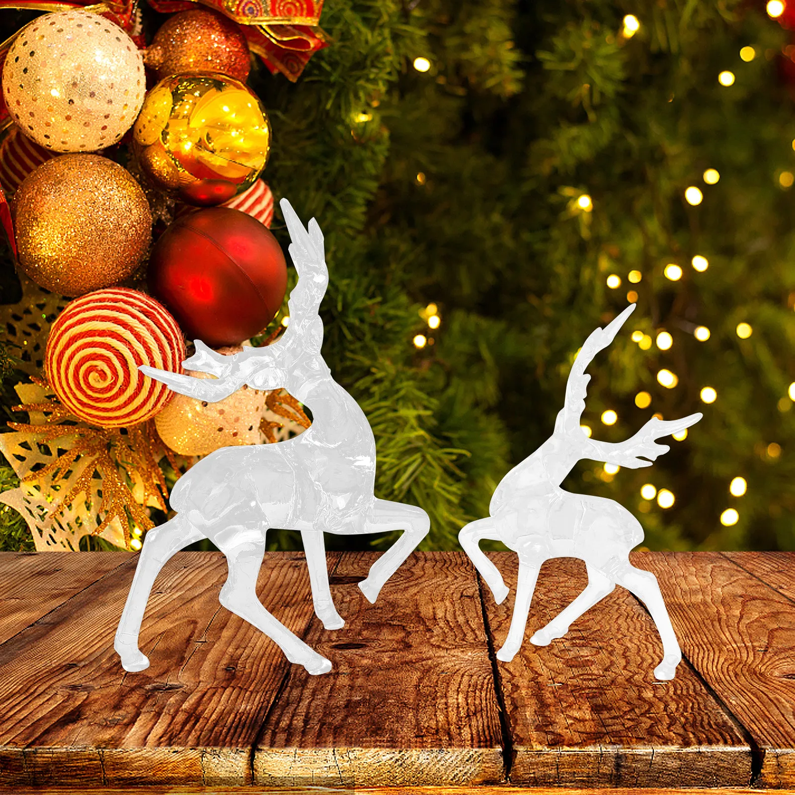 4Pcs Ornaments Christmas Decorations Acrylic Xmas Tree Adornments Home Party Hanging Adornments Deer Ornaments
4Pcs Ornaments Christmas Decorations Acrylic Xmas Tree Adornments Home Party Hanging Adornments Deer Ornaments