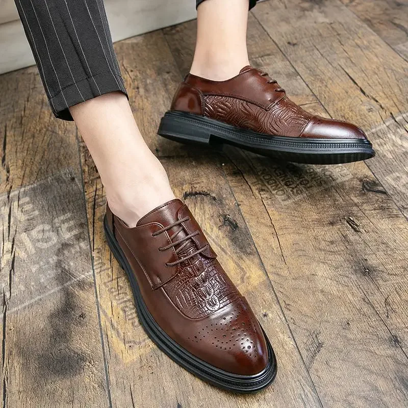 Elegant Men's Men's Sneaker Non-Slip Formal Occasion Dress Luxury Leather Wedding Shoes
Elegant Men's Men's Sneaker Non-Slip Formal Occasion Dress Luxury Leather Wedding Shoes