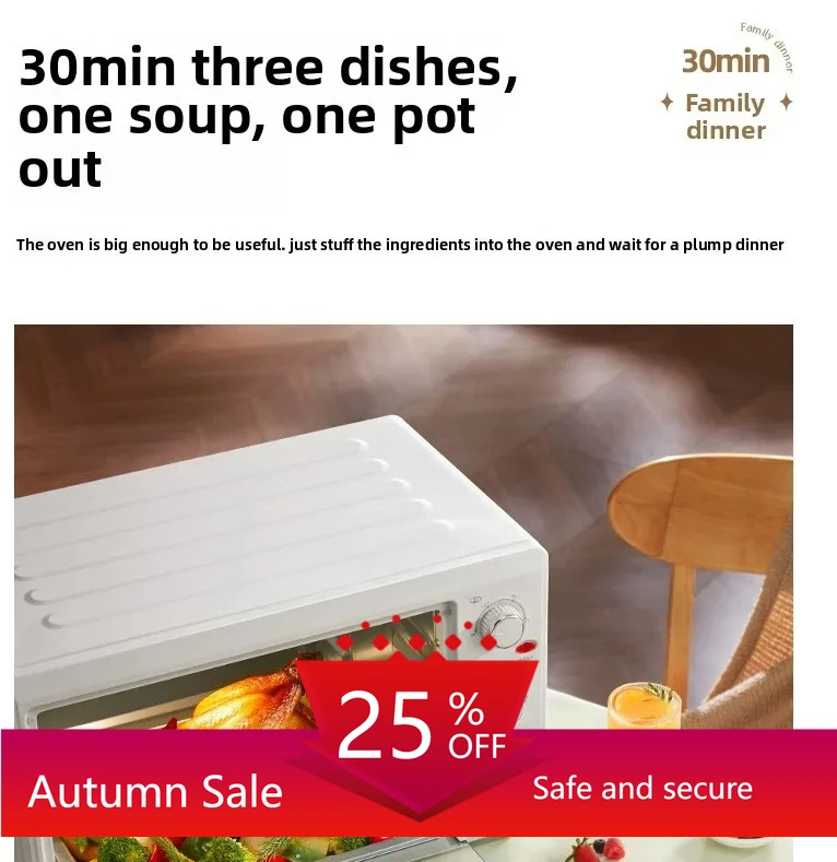 new family microwave oven steamer three-in-one micro steaming, baking and frying machine
new family microwave oven steamer three-in-one micro steaming, baking and frying machine