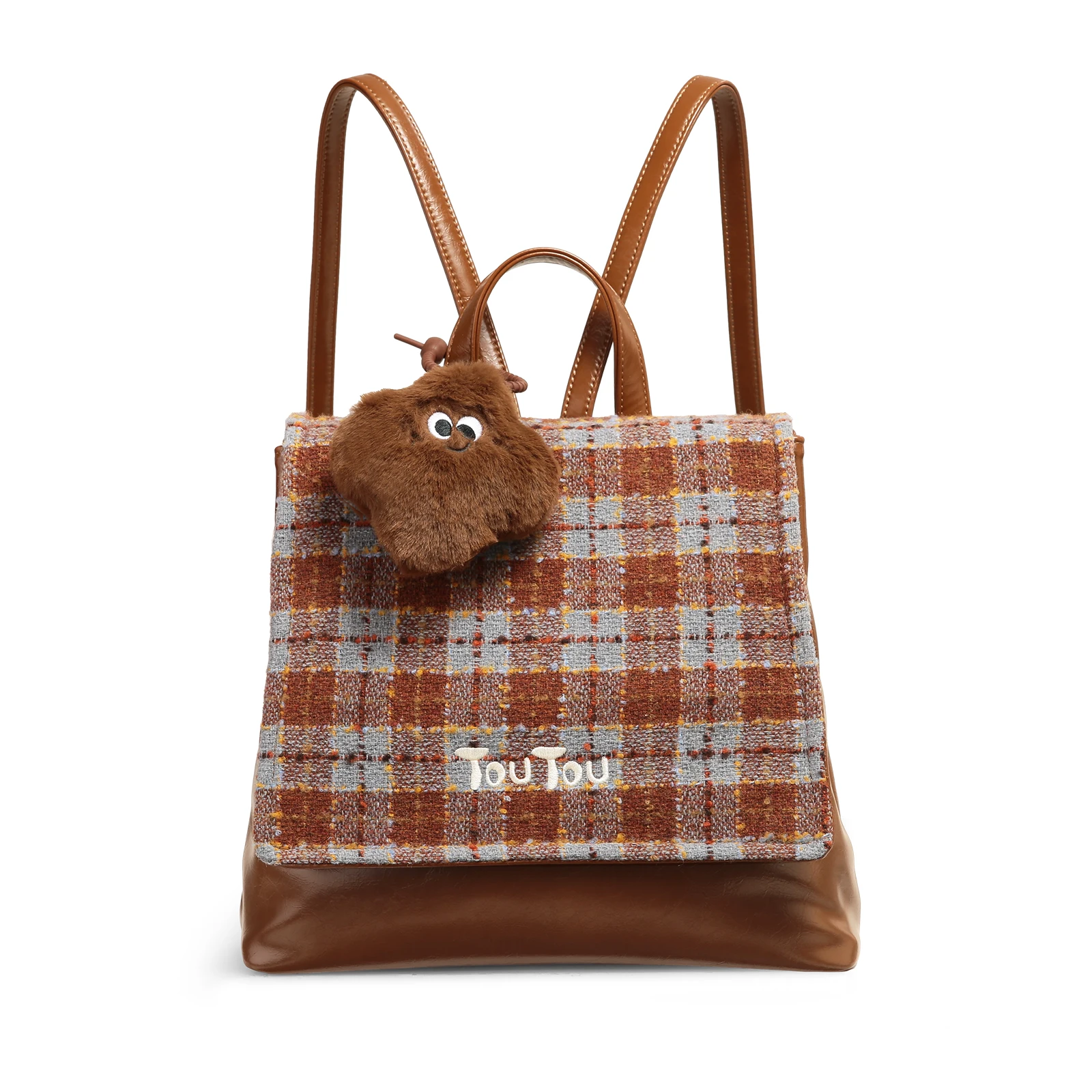 TOUTOU Plaid Backpack Original Design Large Capacity Cute Charm School Bag New Commuting Everyday Backpack
TOUTOU Plaid Backpack Original Design Large Capacity Cute Charm School Bag New Commuting Everyday Backpack