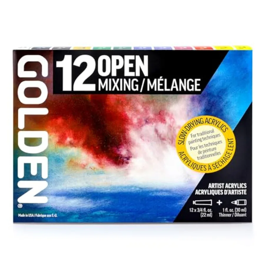OPEN Slow-Drying Acrylics,,Professional Acrylic Paint
OPEN Slow-Drying Acrylics,,Professional Acrylic Paint