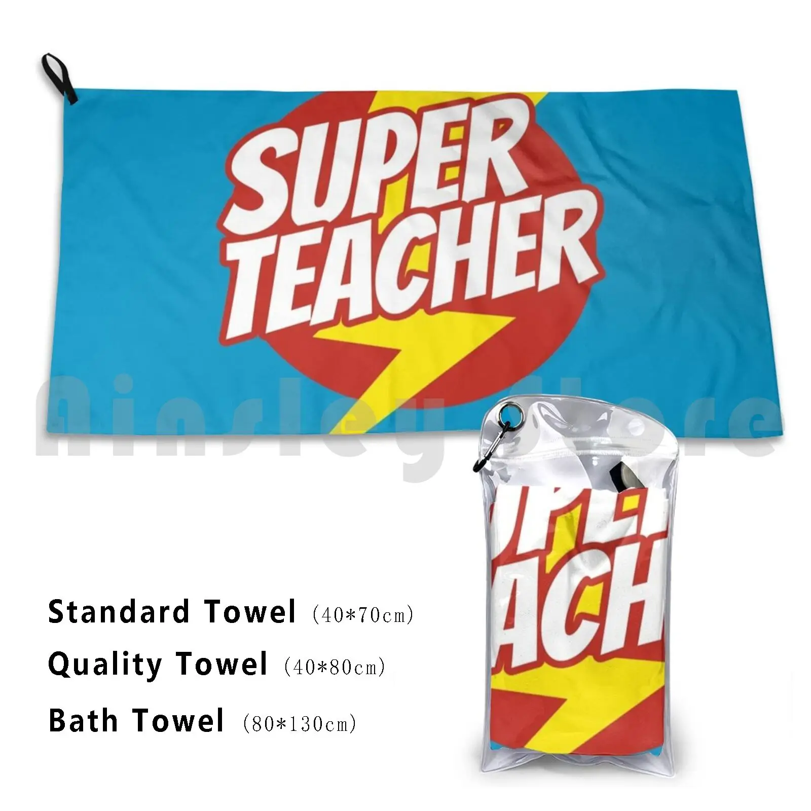 Super Teacher-Funny Teacher Superhero Lightning Edition Custom Towel Bath Towel Dance Teacher Yoga Teacher
Super Teacher-Funny Teacher Superhero Lightning Edition Custom Towel Bath Towel Dance Teacher Yoga Teacher