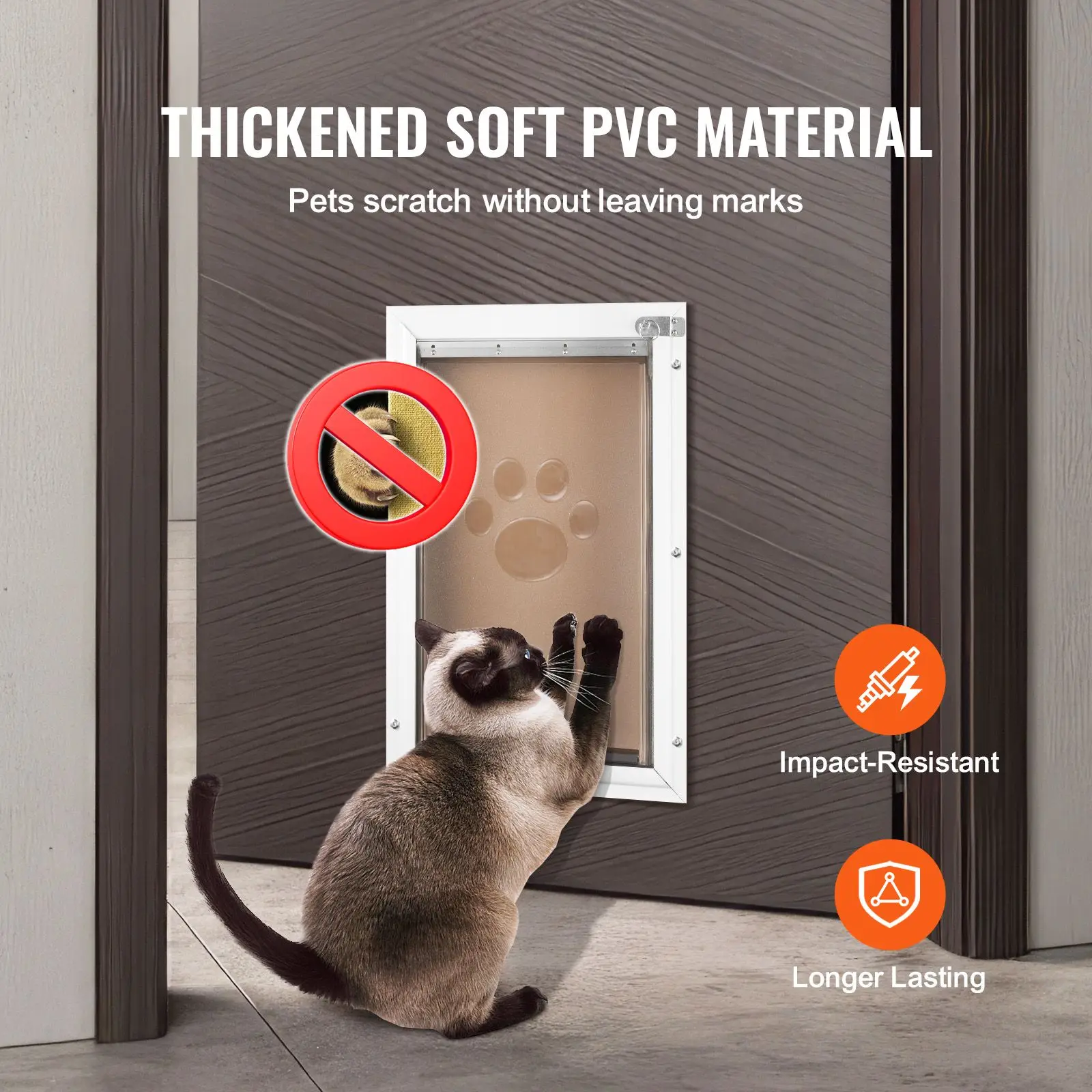 Pet Door Replacement Flap, Compatible with Flap Pet Doors, Measures 13.63" x 23.62" Longer Lasting, Weather-proof, Thickened PVC Dog Door Replacement Flap with Long Magnetic Strip (XL)
Pet Door Replacement Flap, Compatible with Flap Pet Doors, Measures 13.63" x 23.62" Longer Lasting, Weather-proof, Thickened PVC Dog Door Replacement Flap with Long Magnetic Strip (XL)