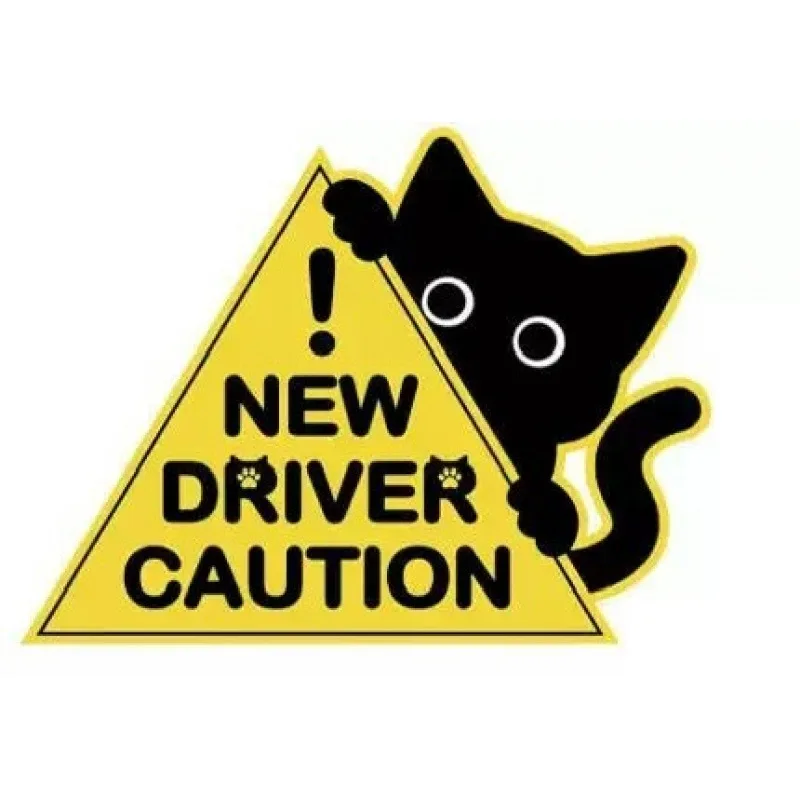 1Pc Cute Black Cat Reflective Sticker for New Driver, Funny Please Wait Car Decal, Novice Driving Caution Sign Universal Fit
1Pc Cute Black Cat Reflective Sticker for New Driver, Funny Please Wait Car Decal, Novice Driving Caution Sign Universal Fit