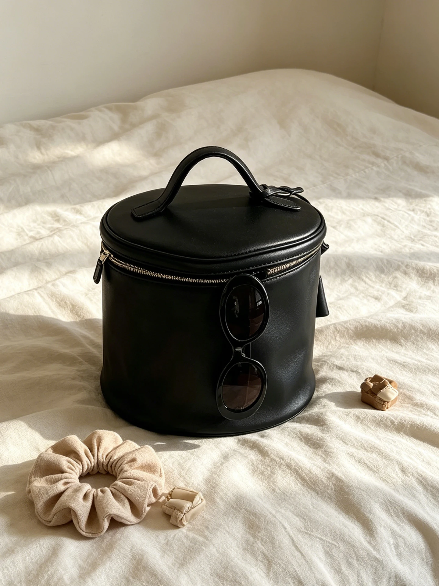 Black Large Capacity Bucket Bag Handheld Wedding Commuter Bag Women's Style 2026 New Summer Single Shoulder Bag for Young Ladies
Black Large Capacity Bucket Bag Handheld Wedding Commuter Bag Women's Style 2026 New Summer Single Shoulder Bag for Young Ladies