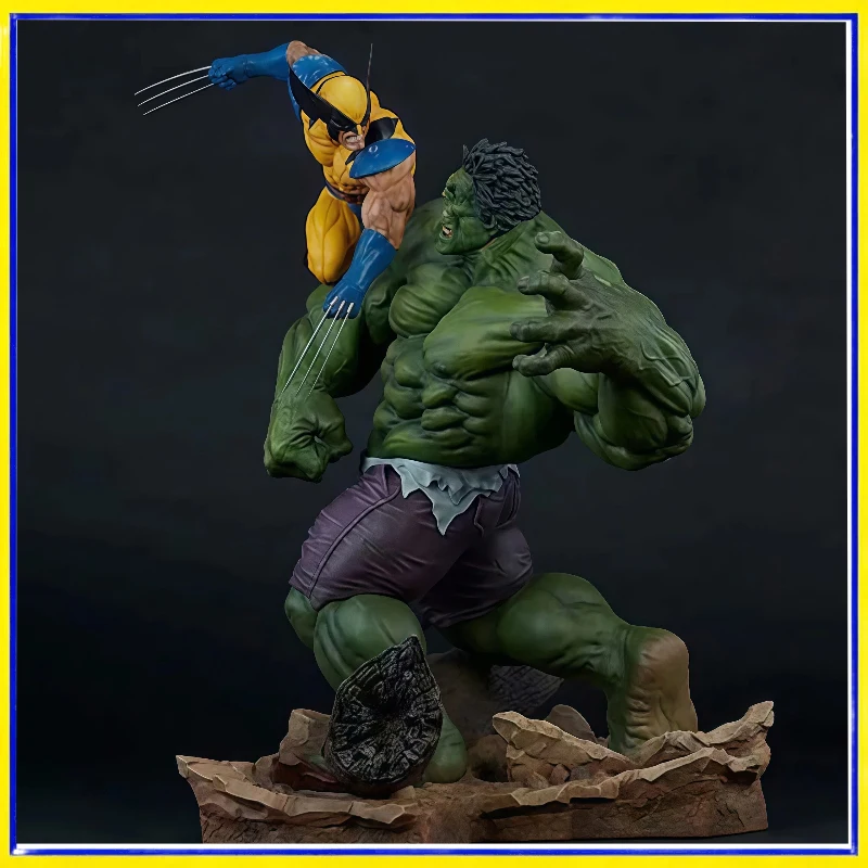 Marvel Wolverine vs Hulk Large Statue Figure Avengers Collectible Model Superhero Battle Scene Display For Fans
Marvel Wolverine vs Hulk Large Statue Figure Avengers Collectible Model Superhero Battle Scene Display For Fans