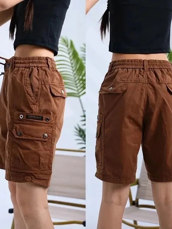 American Retro Cotton Workwear orts Men's Summer Thin Loose Straight Casual Five-Quarter Pants Multi-ket Leisure Trousers
American Retro Cotton Workwear orts Men's Summer Thin Loose Straight Casual Five-Quarter Pants Multi-ket Leisure Trousers