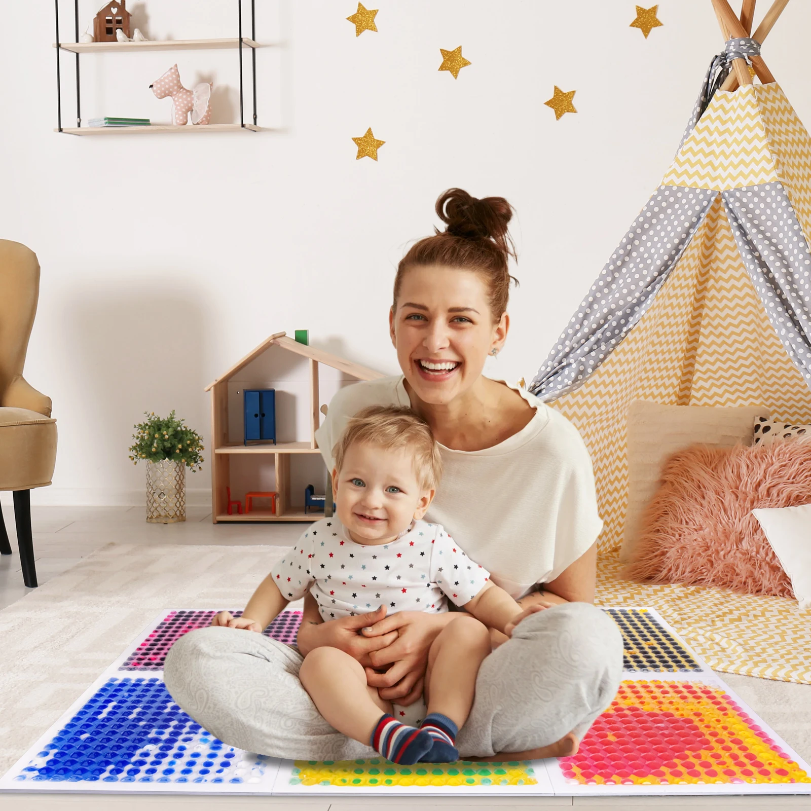 Сенсорные игрушки, жидкий сенсорный коврик с визуальной текстурой, сенсорные напольные панели для малышей, напольная плитка, аутистический ребенок, 4 шт.
Сенсорные игрушки, жидкий сенсорный коврик с визуальной текстурой, сенсорные напольные панели для малышей, напольная плитка, аутистический ребенок, 4 шт.