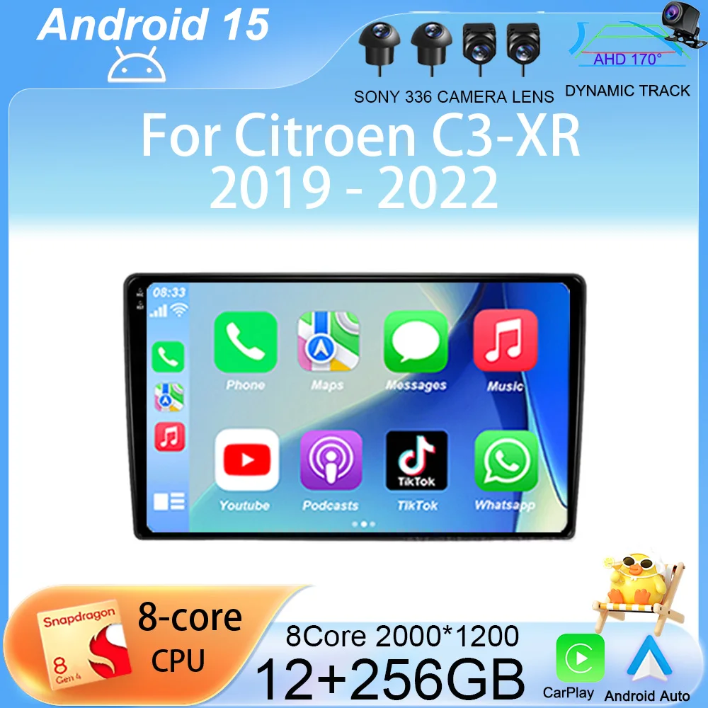 Wireless Carplay Auto Car Radio Android 13 For Citroen C3-XR 2019-2022 Multimedia Video Player Navigation GPS 2 Din Stereo Audio
Wireless Carplay Auto Car Radio Android 13 For Citroen C3-XR 2019-2022 Multimedia Video Player Navigation GPS 2 Din Stereo Audio