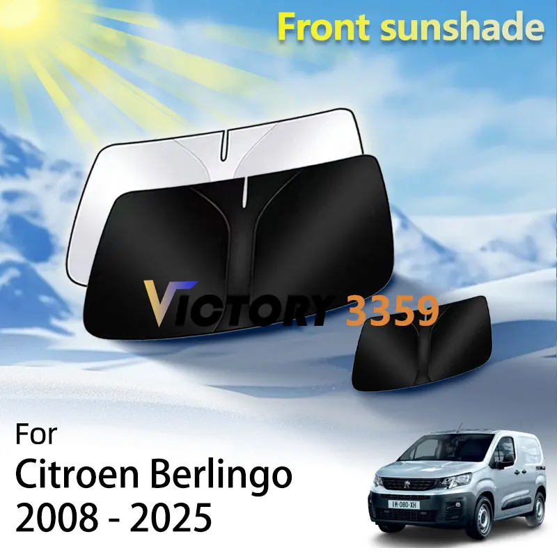 Car Front Sunshade Window For Citroen Berlingo 2019 Peugeot Partner B9 2008 - 2025 Accessories Heat Insulation Sun Shade Sticker
Car Front Sunshade Window For Citroen Berlingo 2019 Peugeot Partner B9 2008 - 2025 Accessories Heat Insulation Sun Shade Sticker
