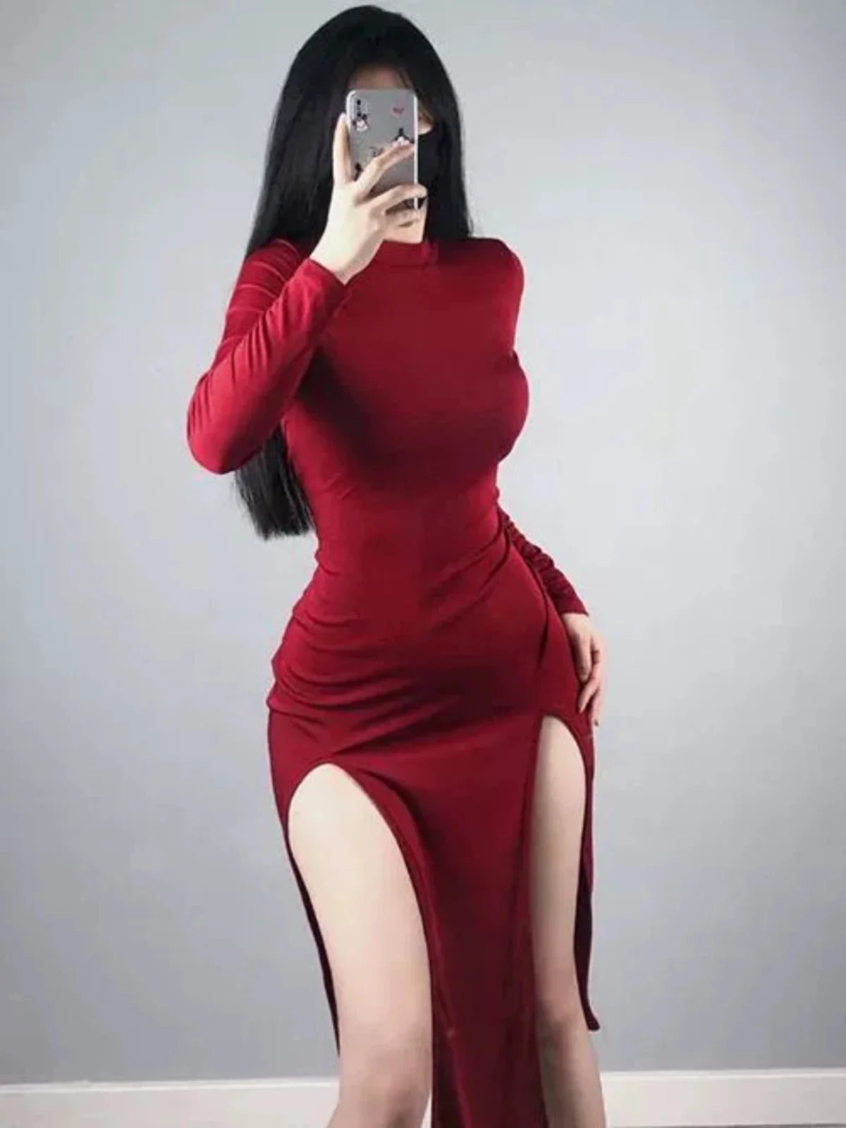 Plus Size plus Size Red Sexy Spicy Girl Split Long Sve Dr Inner Wear Casual A-Line Midi Dr High Waist Polyester Fiber Autumn ...
Plus Size plus Size Red Sexy Spicy Girl Split Long Sve Dr Inner Wear Casual A-Line Midi Dr High Waist Polyester Fiber Autumn ...