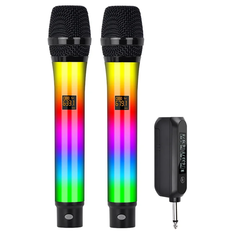 B29C-2.4G Wireless Microphone RGB Microphone Rechargeable Dynamic Microphone For KTV Church Show Meeting Home
B29C-2.4G Wireless Microphone RGB Microphone Rechargeable Dynamic Microphone For KTV Church Show Meeting Home