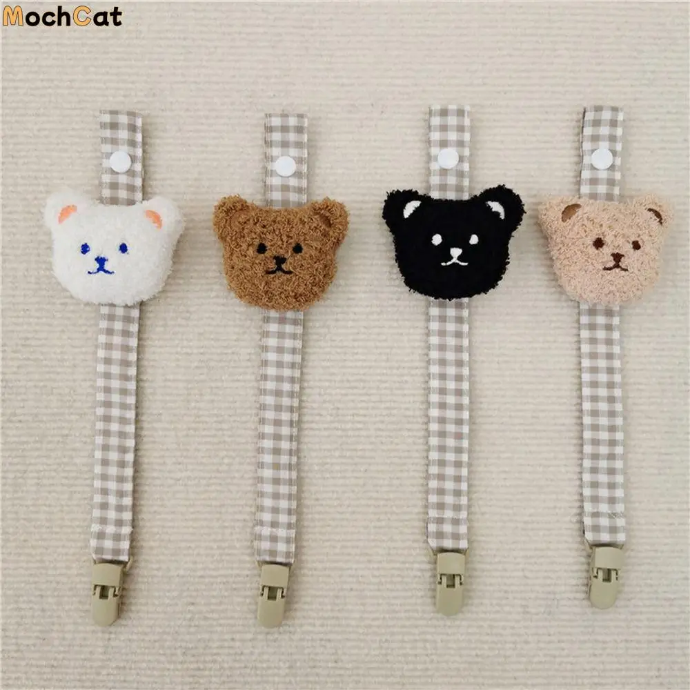 Plush Bear Soother Holder Anti-drop Non-slip Cloth Pacifier Clips Chains Baby Pacifier Chain Nipple Holder Molar Chain
Plush Bear Soother Holder Anti-drop Non-slip Cloth Pacifier Clips Chains Baby Pacifier Chain Nipple Holder Molar Chain