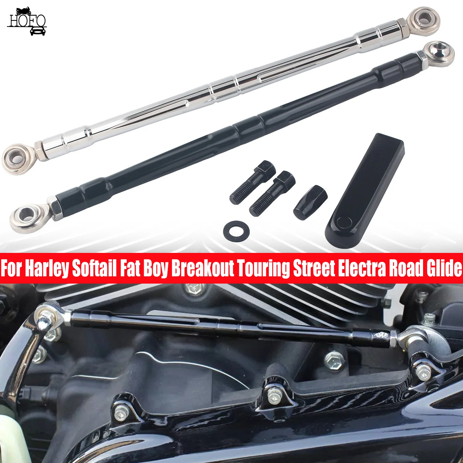 Motorcycle CNC CUT Shift Linkage Shifter Link Round Rod For Harley Softail Fat Boy Breakout Touring Street Electra Road Glide
Motorcycle CNC CUT Shift Linkage Shifter Link Round Rod For Harley Softail Fat Boy Breakout Touring Street Electra Road Glide