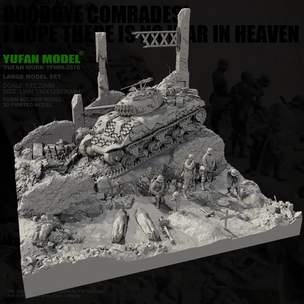 YUFAN MODEL 1/72 Resin Soldier model kits figure colorless and self-assembled (3D Printing ) YFWW-2376/3D
YUFAN MODEL 1/72 Resin Soldier model kits figure colorless and self-assembled (3D Printing ) YFWW-2376/3D