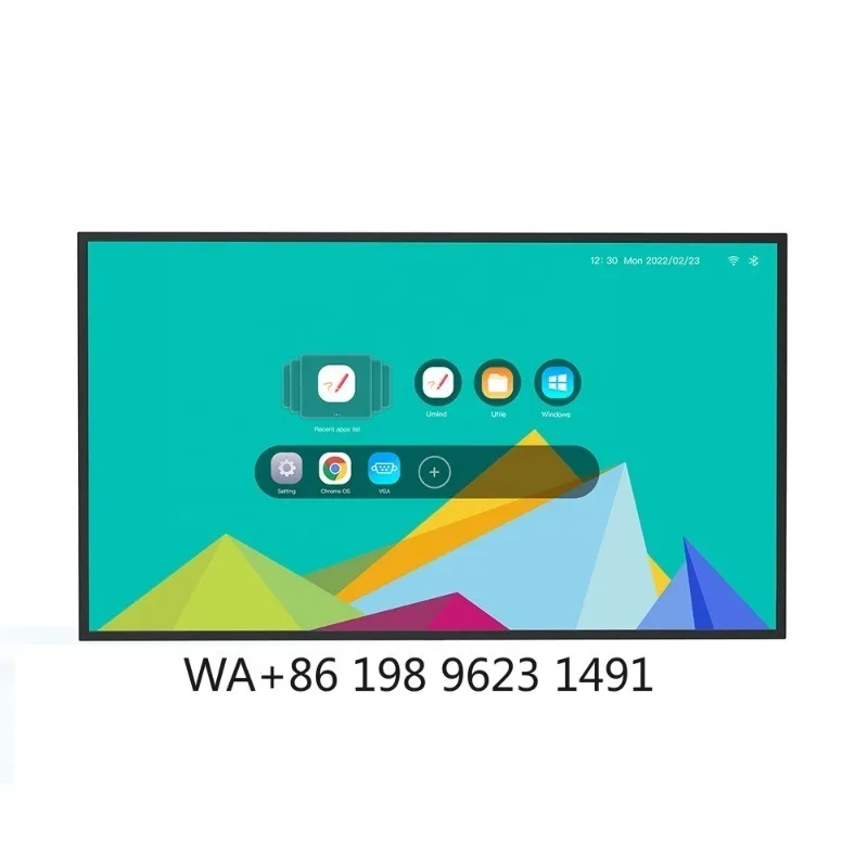 65 Inch Dual System Interactive Flat Panel Multi Touch Screen 4K Smart Interactive Whiteboard for Education Meeting Classroom
65 Inch Dual System Interactive Flat Panel Multi Touch Screen 4K Smart Interactive Whiteboard for Education Meeting Classroom