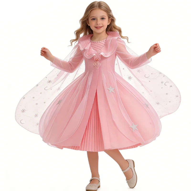 Wicked Glinda Dress For Kids Pink Glinda Cosplay Costume Dress Halloween Dance Party Show For Girl Role-Playing Party Outfit
Wicked Glinda Dress For Kids Pink Glinda Cosplay Costume Dress Halloween Dance Party Show For Girl Role-Playing Party Outfit