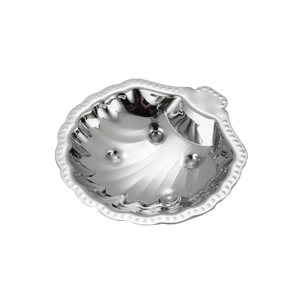 304 Stainless Steel Shell Shaped Dessert Dish Retro Rust-proof Cheese Dish French Style Decorative Jewelry Storage Tray
304 Stainless Steel Shell Shaped Dessert Dish Retro Rust-proof Cheese Dish French Style Decorative Jewelry Storage Tray