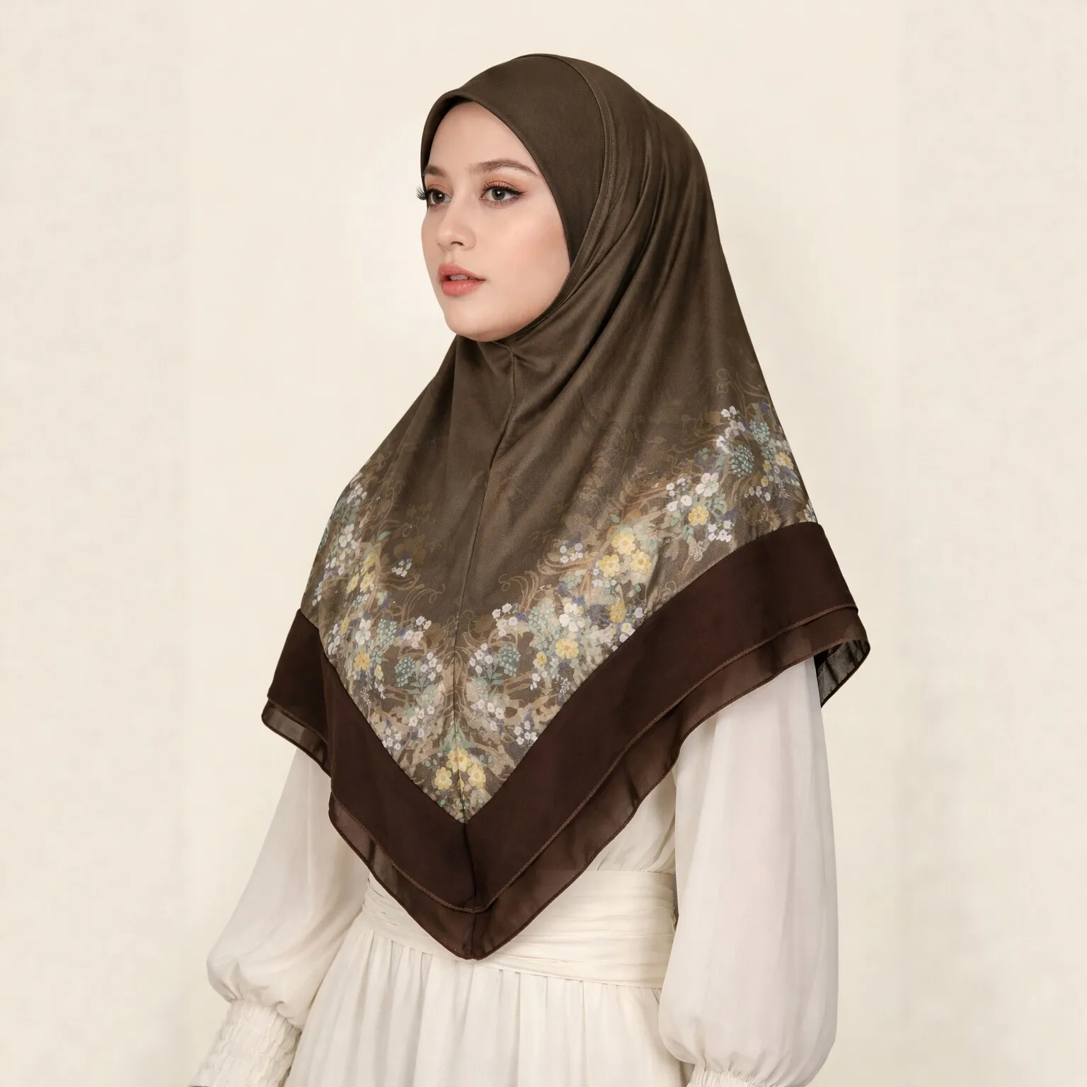 Instant Tudung Bawal Hijab Shawl, Double Layer Plain Polyester Embroidery Scarf for Women Raya Wear Premium Accessories
Instant Tudung Bawal Hijab Shawl, Double Layer Plain Polyester Embroidery Scarf for Women Raya Wear Premium Accessories