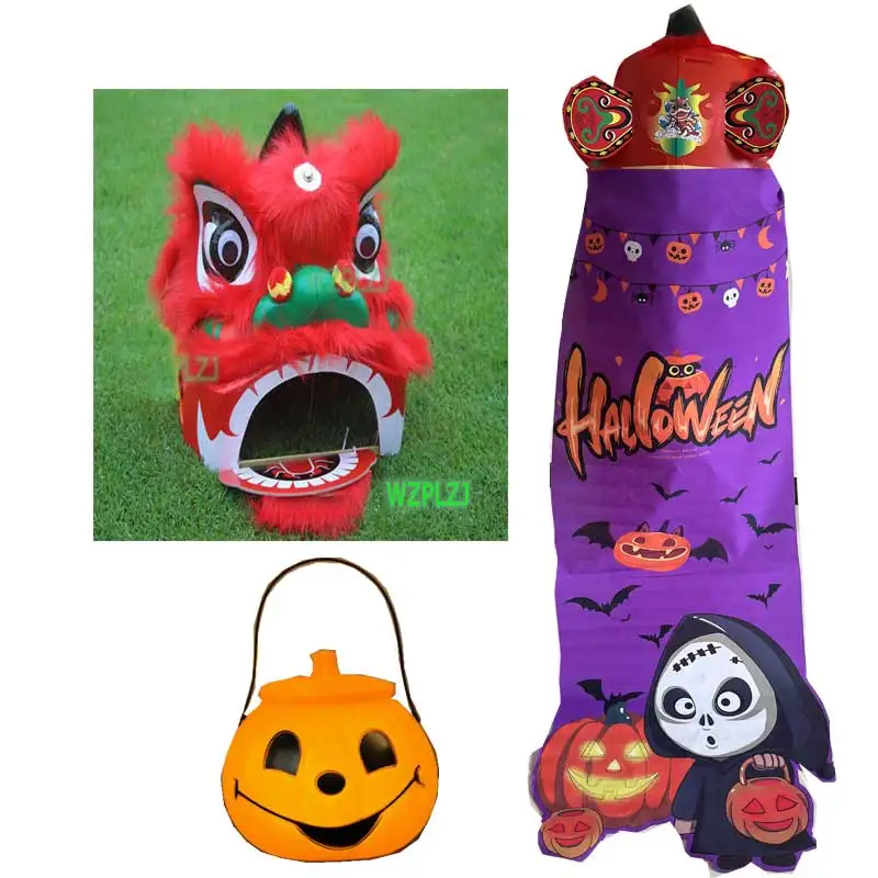 halloween Cloak 12 Inch Lion Dance Costume Pumpkin Lantern Candy box Toy for 3-5 Age Kid Boy Girl Child Party Carnival Stage
halloween Cloak 12 Inch Lion Dance Costume Pumpkin Lantern Candy box Toy for 3-5 Age Kid Boy Girl Child Party Carnival Stage