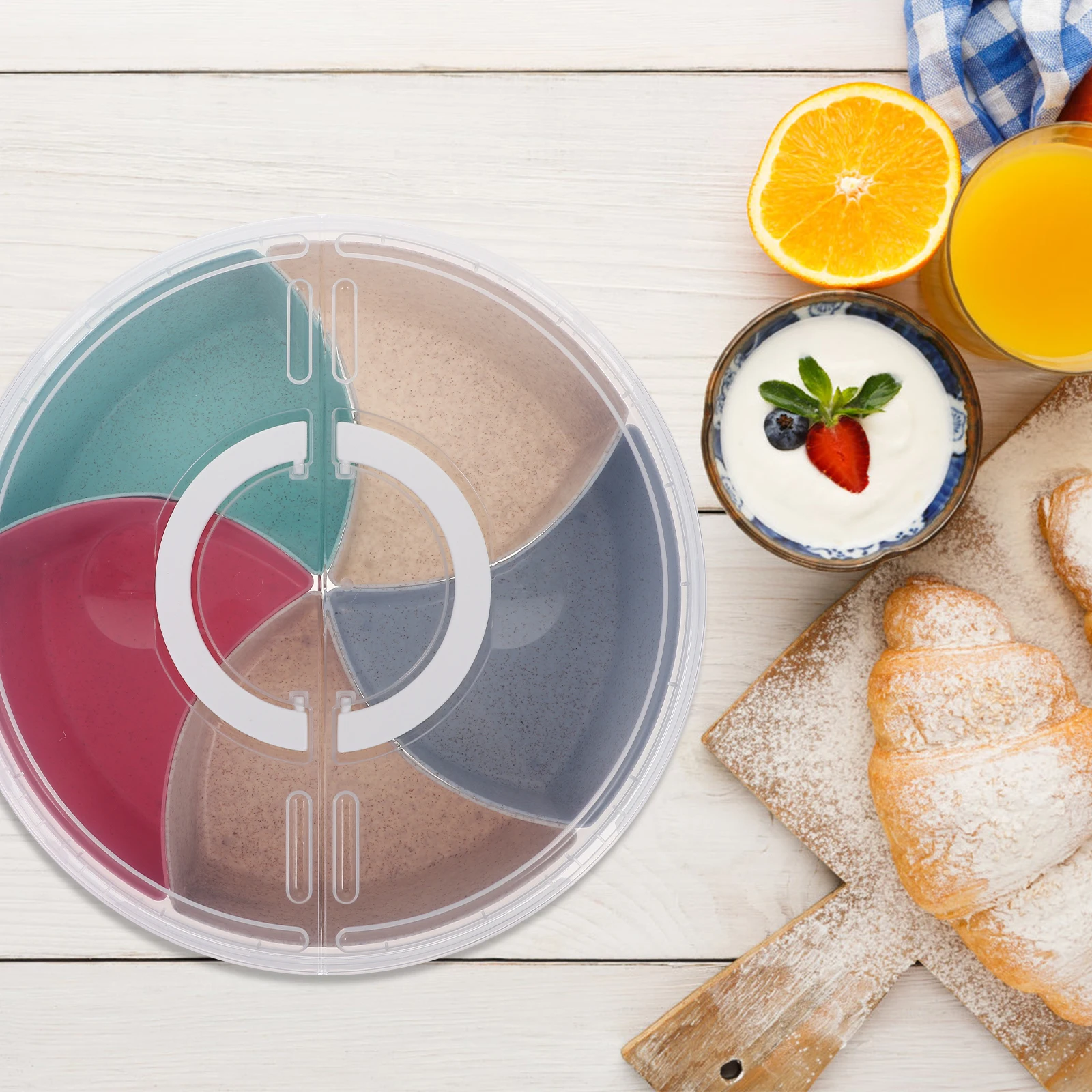 Exquisite Compartment Snack Box Household Dried Fruit Container With Lid Multi Grid Storage Case For Kitchen Picnic Wedding
Exquisite Compartment Snack Box Household Dried Fruit Container With Lid Multi Grid Storage Case For Kitchen Picnic Wedding