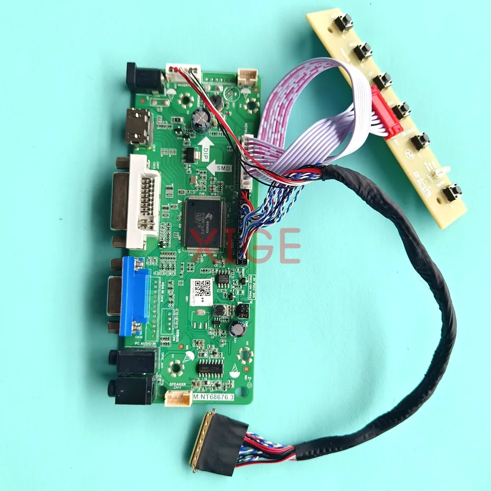For LTN140AT27-L01 LTN140AT28-T01 Laptop Matrix 1366x768 LVDS 40 Pin DVI VGA 14" HDMI-Compatible Controller Driver Board DIY Kit
For LTN140AT27-L01 LTN140AT28-T01 Laptop Matrix 1366x768 LVDS 40 Pin DVI VGA 14" HDMI-Compatible Controller Driver Board DIY Kit