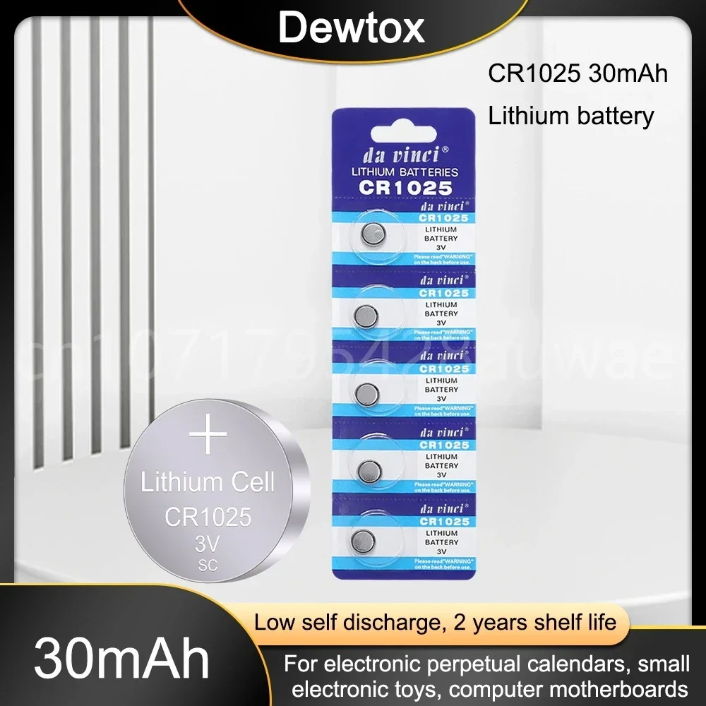 5-20PCS 3v Volt Lithium CR1025 Battery LM1025 BR1025 ECR1025 KCR1025 Watch Toys Calculators Button Coin Cells Battery
5-20PCS 3v Volt Lithium CR1025 Battery LM1025 BR1025 ECR1025 KCR1025 Watch Toys Calculators Button Coin Cells Battery