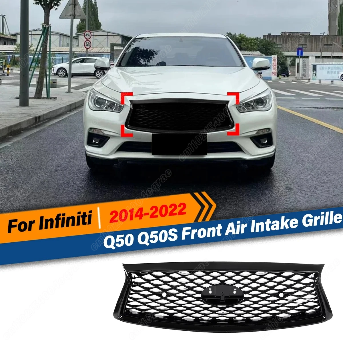 For Infiniti Q50 Q50S 2014 2015 2016 2017 2018 2019 2020 2021 2022 Front Bumper Radiator Grills Mesh Air Intake Grille Accessory
For Infiniti Q50 Q50S 2014 2015 2016 2017 2018 2019 2020 2021 2022 Front Bumper Radiator Grills Mesh Air Intake Grille Accessory