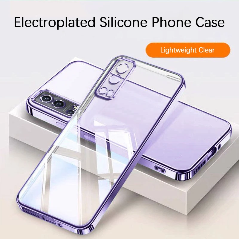 Transparent TPU Phone Case for vivo iQOO Z5 Z5X Z3 Z1 Z1X 5G Plating Thin Silicone Soft High Qualtiy Luxury Original Back Covers
Transparent TPU Phone Case for vivo iQOO Z5 Z5X Z3 Z1 Z1X 5G Plating Thin Silicone Soft High Qualtiy Luxury Original Back Covers